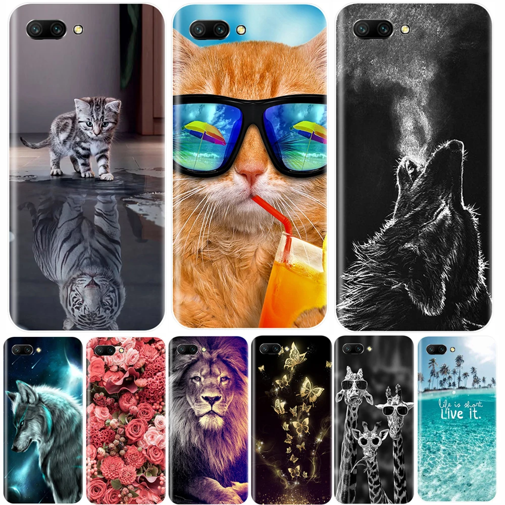 Чехол для телефона Huawei Honor 7A 7C 7S 7X 8 Pro Мягкий Силиконовый ТПУ чехол накладка с