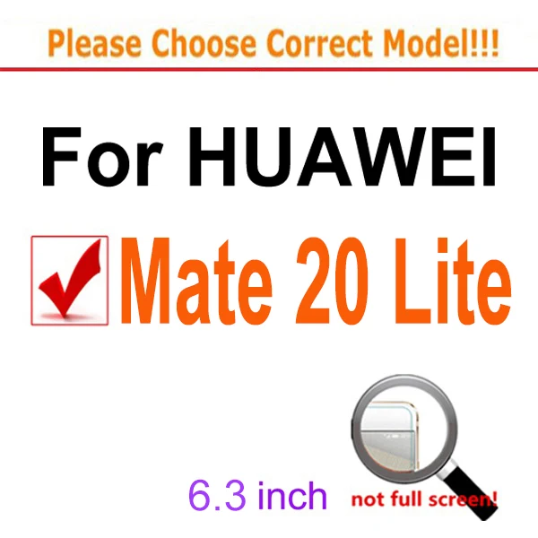 2 шт. Премиум Закаленное стекло для huawei mate 20 Lite Защитная пленка для экрана чехол для mate 20 Lite чехол для телефона - Цвет: Huawei Mate 20 Lite