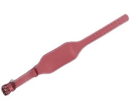Pink Кожаный пояс для тяжелой атлетики, для тренажерного зала, фитнеса, Кроссфит, гантели, штанга для силового подъема, поддержка спины, силовая тренировка, пояс для тяжелой атлетики - Цвет: Pink