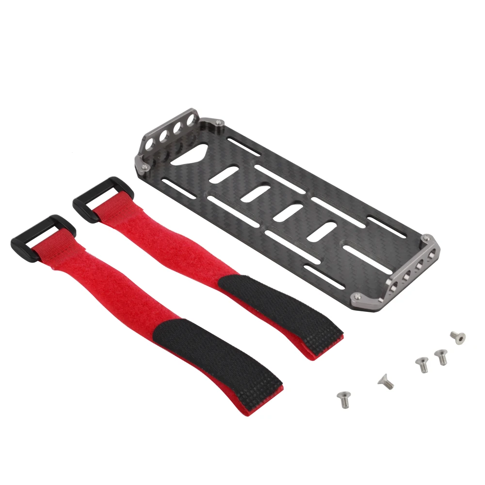 Монтажная пластина для аккумулятора RC из углеродного волокна Axial SCX10 CC01 F350 D90 1/10