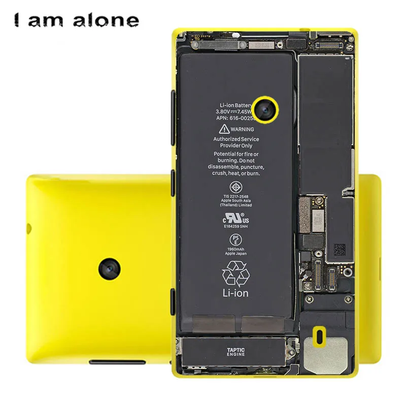 Чехлы для телефонов I am alone для microsoft Nokia Lumia 520 4,0 дюйма, мягкий ТПУ мобильный Модный Цветной чехол для Nokia 520 - Цвет: Soft TPU S17