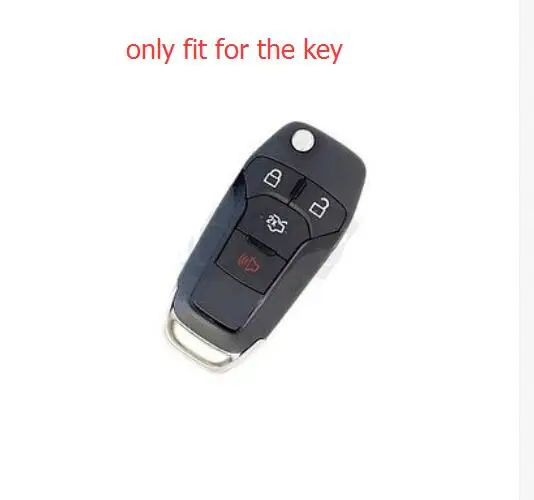 Силиконовый резиновый чехол для автомобильного ключа FORD Fusion 2013-2015 4 кнопки пульт