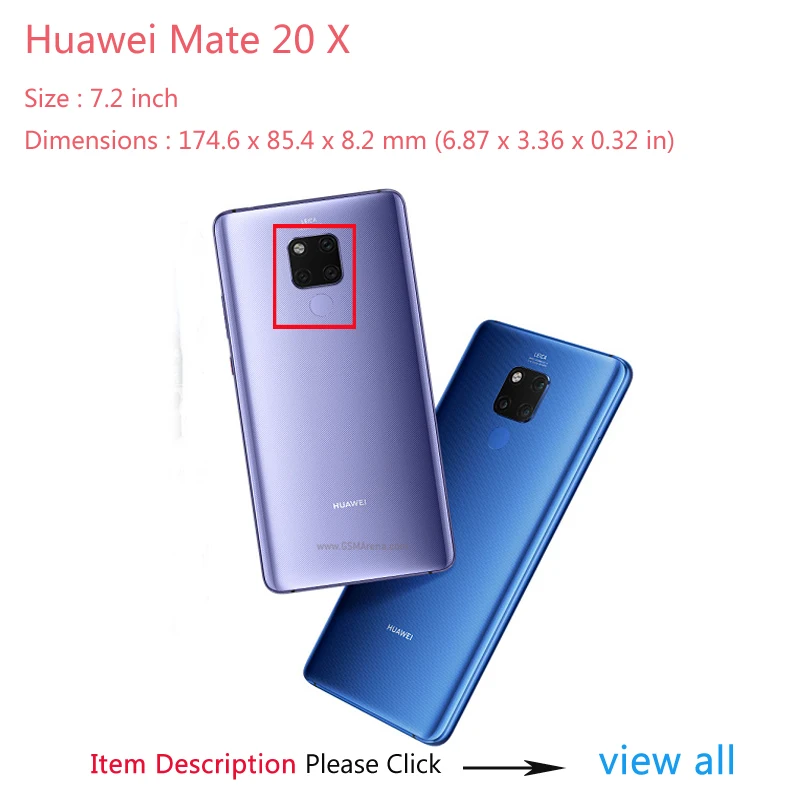 Чехол для huawei mate 20x Чехлы Coque 20 X 20X чехол мягкий силиконовый TPU бронезащитный экран