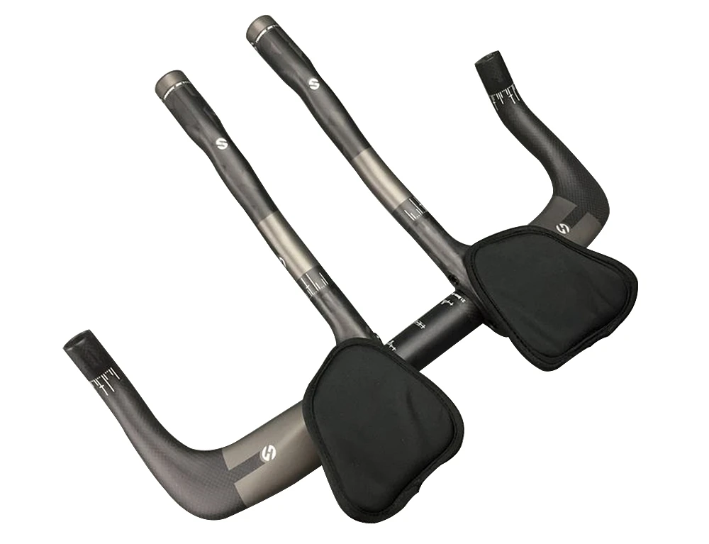 Полностью карбоновый руль для дорожного велосипеда TOSEEK аэродинамический