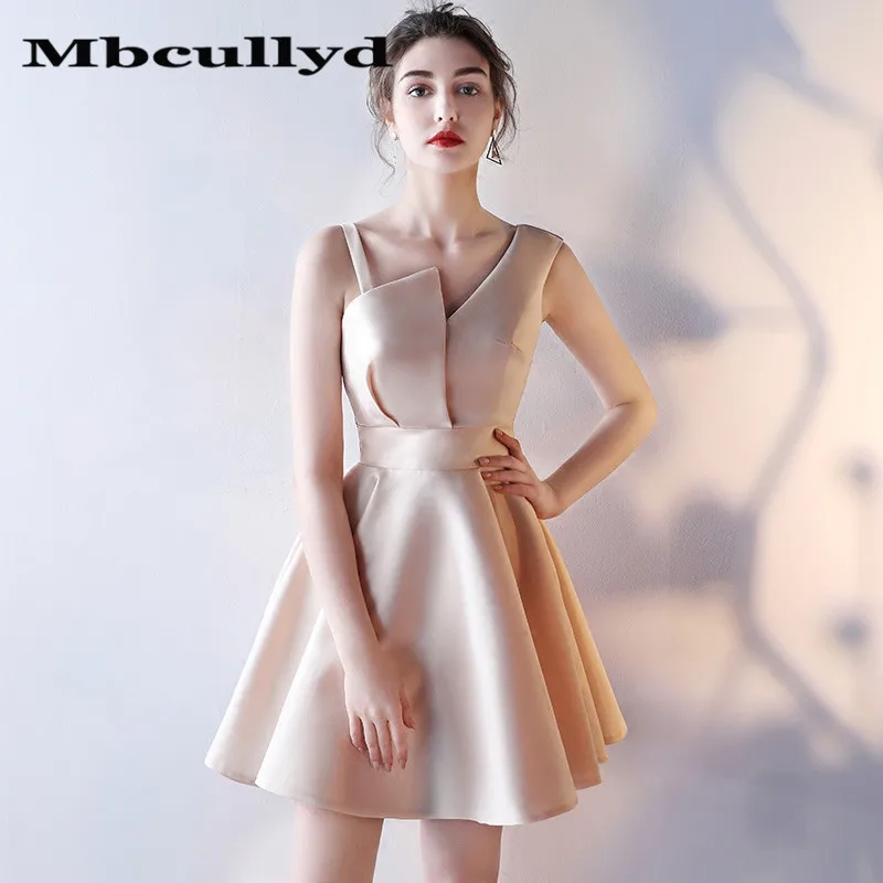 Mbcully Сексуальные Короткие мини платья подружки невесты для женщин 2020 оптовая
