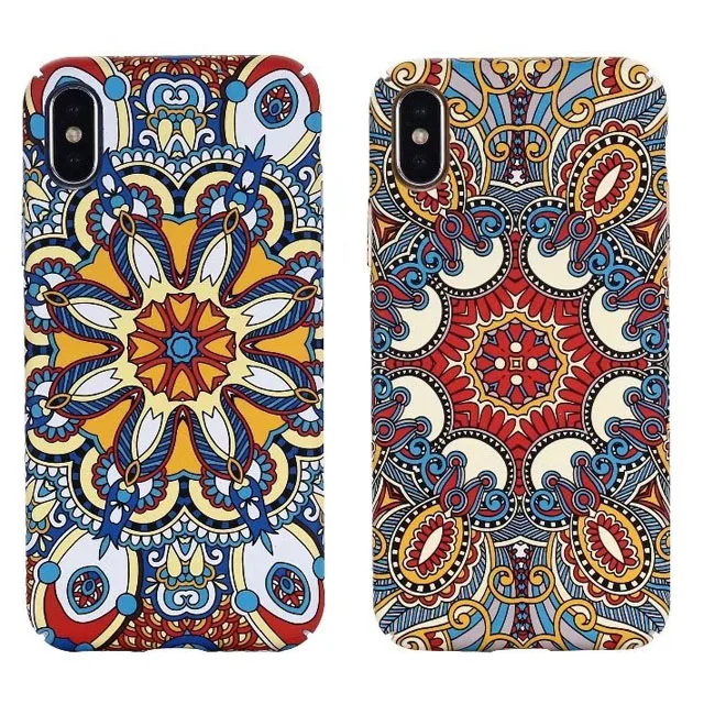 Мандала Цветы легкие Светящиеся в темноте ночи чехол для iPhone 6 S 6S 7 8 плюс IPHONE x +