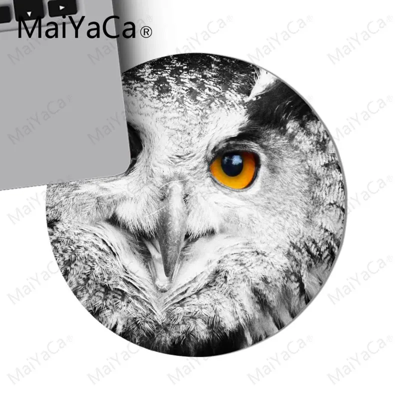 MaiYaCa новый дизайн Совы рисунок красивый коврик для мышки в стиле аниме круглый