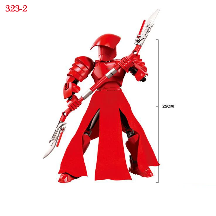 Звездные войны сборная фигура строительный блок игрушка Kylo Ren Чубакка Дарт Вейдер Boba Jango Фетт Штурмовик совместим с - Цвет: Ksz323-2