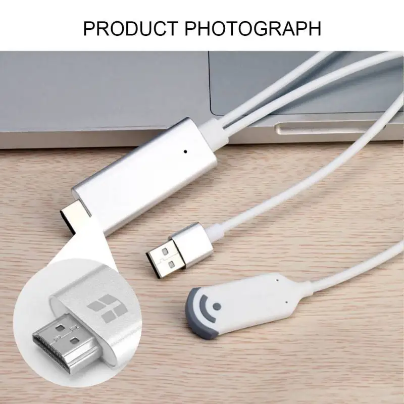 Беспроводной приемник 2 4G HDMI HDTV конвертер адаптер 1080P MHL кабель для iPhone Android USB к WIFI