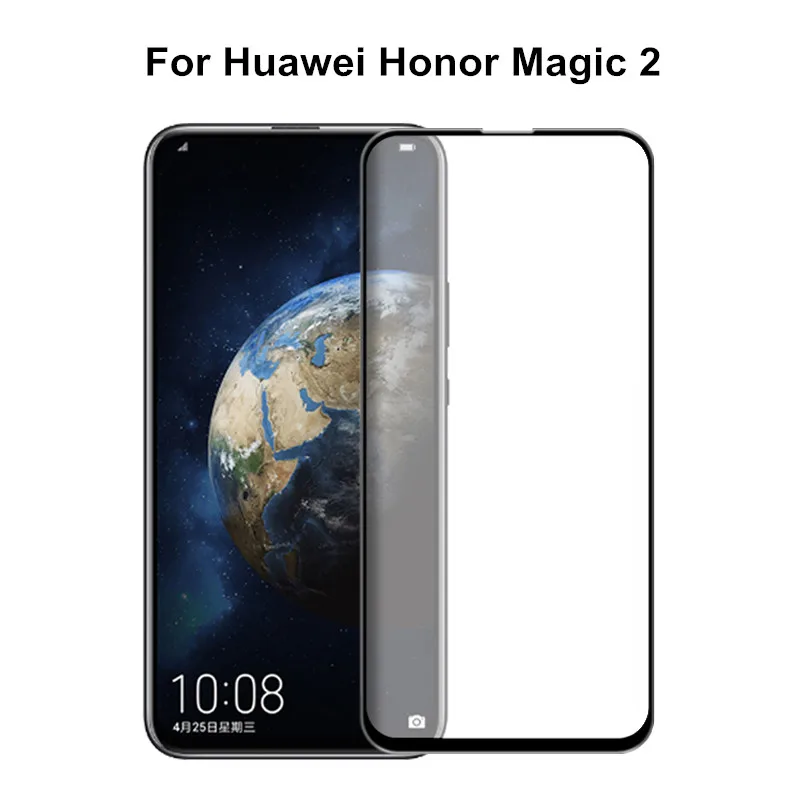 3D полное клеевое закаленное стекло для Huawei Honor Magic 2 покрытие защитная пленка