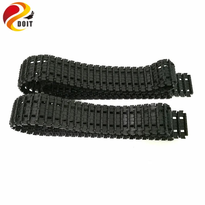 DOIT Shock Absorption Plastic Tracks RC Crawler Caterpillar Chain for Robot tracked Tank Chassis Smart Car Engineering | Игрушки и хобби