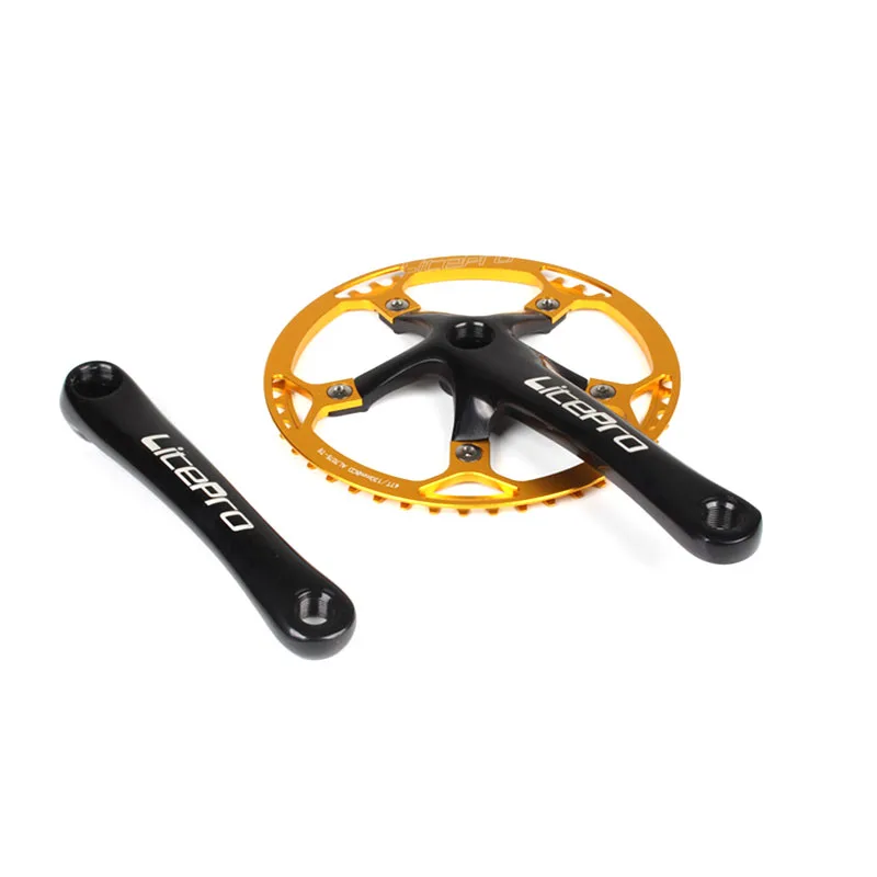 BIicycle супер светильник 56T квадратный шатун 130 мм BCD круглый BMX Складная