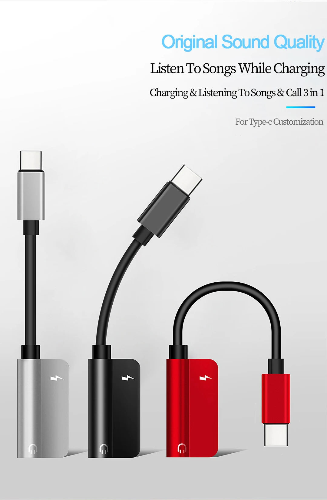 Usb type-C адаптер для 3,5 мм разъем для наушников аудио конвертер для наушников Aux type-C зарядный сплиттер кабели для huawei P30 Adaptador