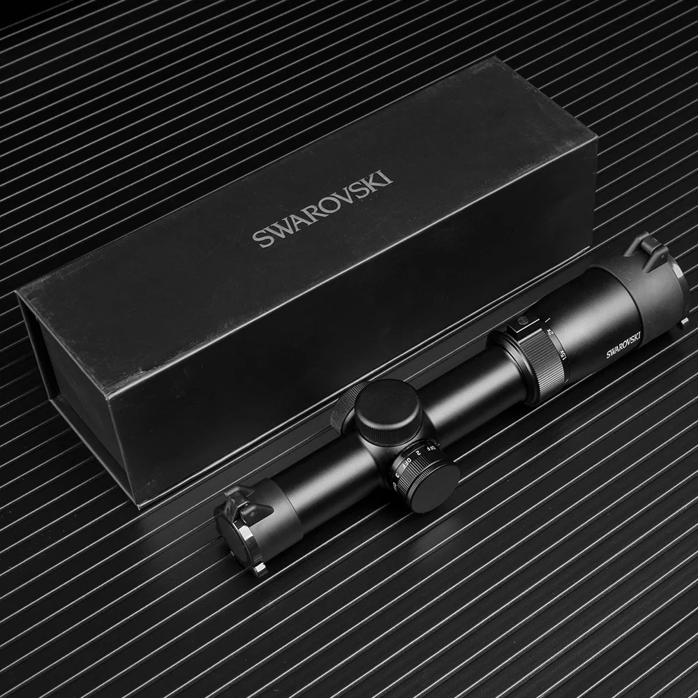 Swarovskl 1-6X24 полноразмерный красный Mil Dot оптические прицелы стекло гравированное сетка стрельба прицел коллиматор