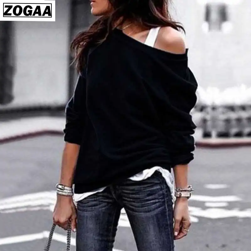 Женские толстовки с капюшоном однотонные круглым вырезом и длинными рукавами