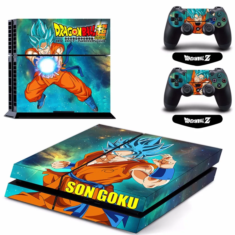 Виниловый чехол ARRKEO Dragon Ball наклейка для PS4 Sony PlayStation 4 консоль и 2 контроллера
