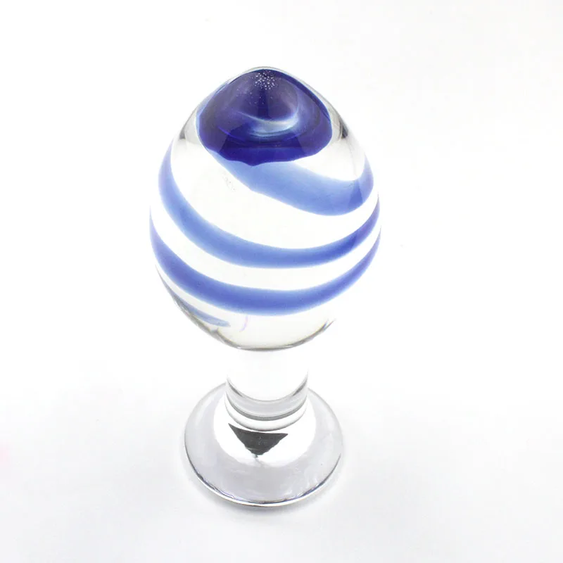 Стеклянная Анальная пробка диаметром 45 мм (1 77 дюйма) 2016 настоящие эротические