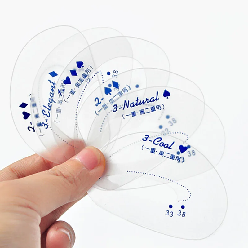 6 шт. трафареты для теней карты вспомогательные инструменты Трассировка тени век