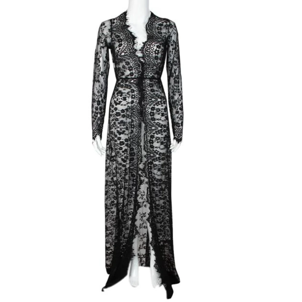 

Кружевное платье с v-образным вырезом для беременных Вечерние платья для беременных женщин с длинным рукавом сексуальное Сетчатое летнее платье для беременных сексуальное платье свободного размера Прямая поставка z412