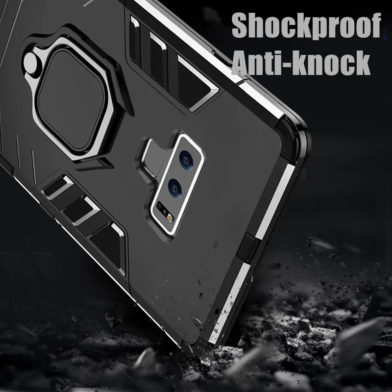 sfor Phone case Samsung A7 2018 Case Cover for galaxy A750 Finger Ring Shell Bumper Armor | Мобильные телефоны и