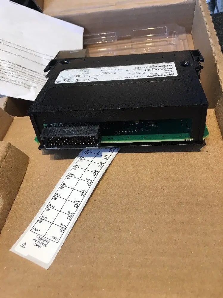 1756 IB16 1B16 ControlLogix 16 Pt 12/24V DC D/I PLC модуль новый оригинальный|Драйвер двигателя| |
