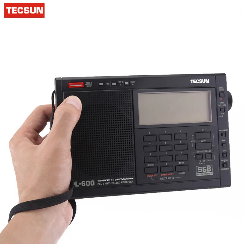 Радиоприемник Tecsun PL-600 Полнодиапазонный FM/MW/SW-SBB прием коротких - Цена: 8326.16