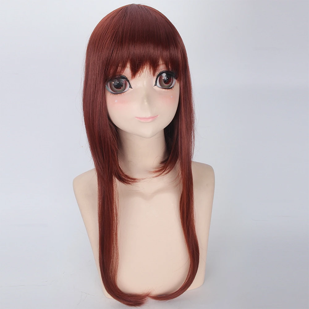 Himouto! Umaru-chan Nanan ebina Long Straight Brown Cosplay Wig 70cm Heat Resistant Synthetic Hair Wigs For Women |