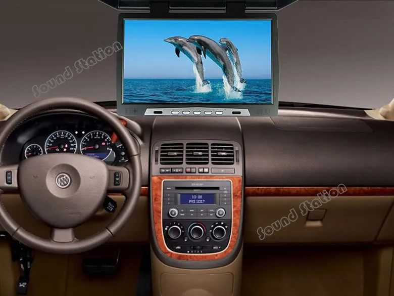 Автомобильный откидной потолочный TFT ЖК монитор 19 дюймов HD с креплением на крышу