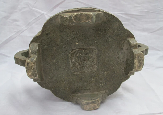 Оптовая продажа фабрики Китайский старая Бронза резьба Тибетский Текстовый