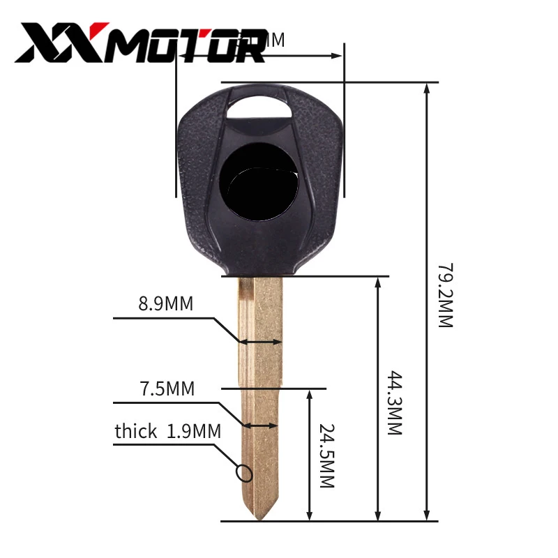 12 шт. пустые ключи для мотоцикла HONDA CB400 VTR250 VTEC JADE CB 1 VT250 JADE250 Hornet 250 CBR250 CBR400 MC19