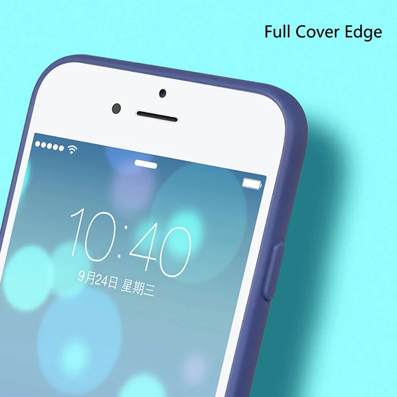 CAPAME For iPhone 6 Case Silicone Girl 5S SE 6S 8 Plus XS MAX XR Full Cover Soft 7 Back |