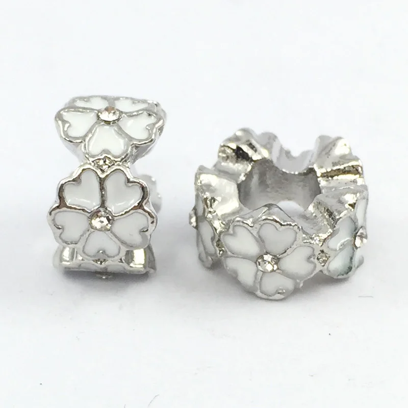 Примула Шарм с хрустальным цветком Европейский бисер Подходит амулеты Браслеты