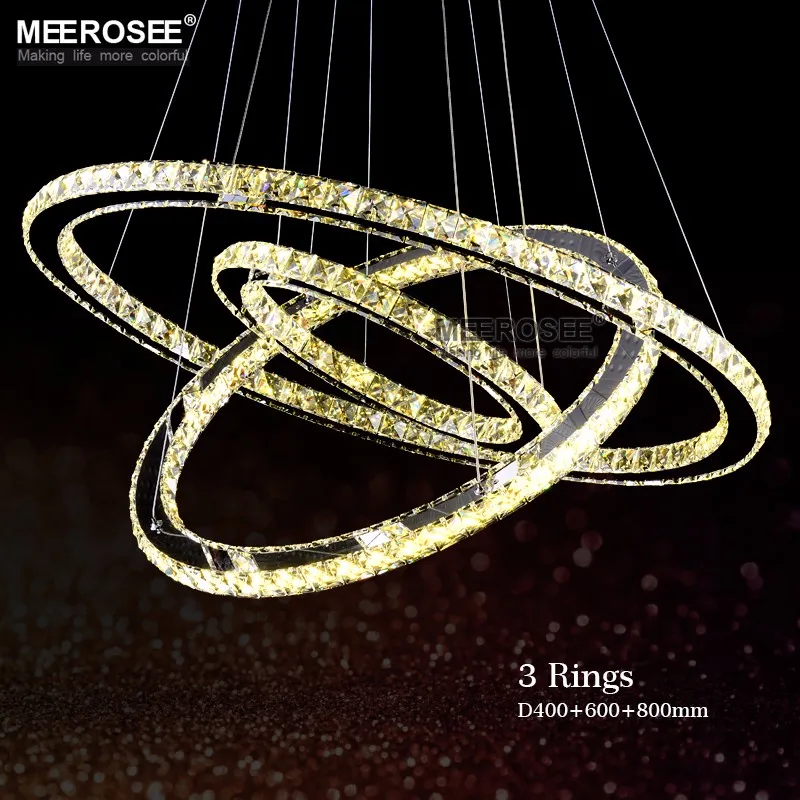 Modern Chandeliers Lighting K9 Crystal Chrome Pendant Hnaging Lamp For Living Room Bedroom Indoor Luces Led Decoracion | Освещение