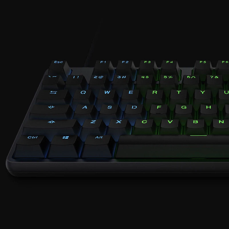 xiaomi mijia игровая клавиатура 104 клавиш rgb-пульт цветная клавиатура с подсветкой сплав Верхняя крышка 32-битный ARM высокоскоростной USB Проводная