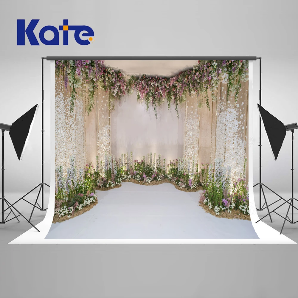 Kate 10x10ft свадебная фотография задний фон цветы фоны фотостудия для свадебной вечеринки сценический фотографический фон