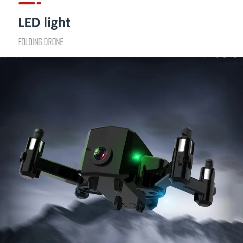 Мини Радиоуправляемый Дрон WiFi FPV 720P камера Дрон вертолет камера HD складной Радиоуправляемый квадрокоптер 2,4G оптическое позиционирование потока Квадрокоптер