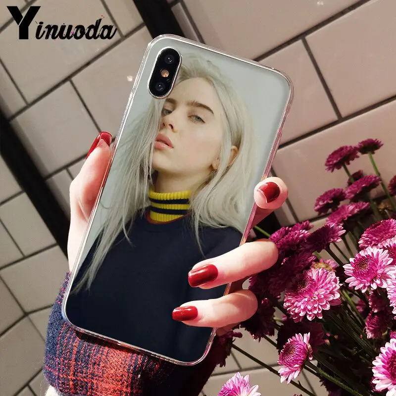 A6 Yinuoda Billie Eilish Khalid прекрасный горячий певец звезда прибытие сотовый телефон чехол для iPhone X XS MAX 6 6s 7 7plus 8 8Plus 5 5S SE XR - Цвет: A6