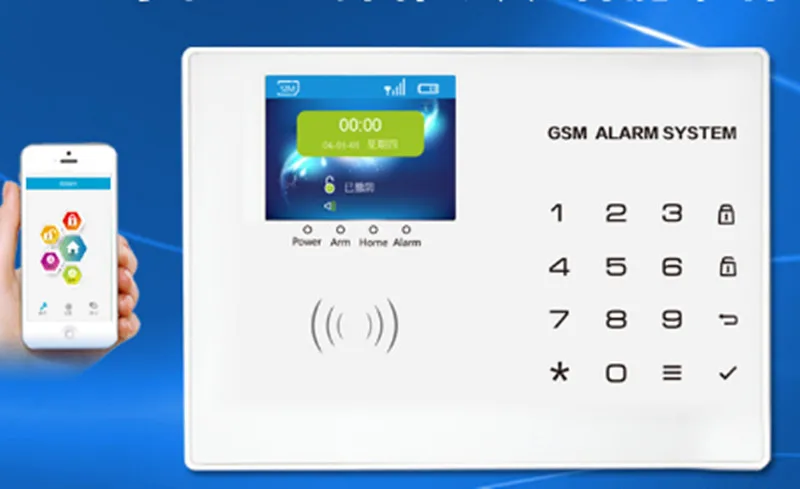 2.8 Inch TFT Monitor Touch Keypad GSM Alarm System APP Remote Control enlarge