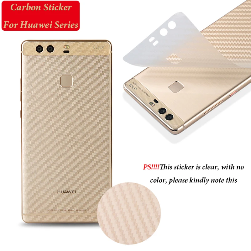 2 упаковки 3D защитная задняя пленка из углеродного волокна для Huawei P8 Lite 2017 Защита
