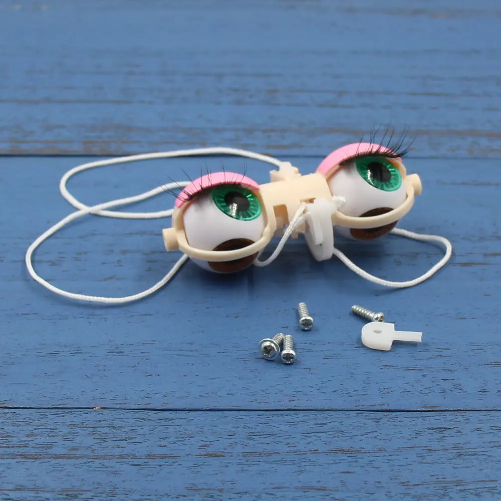 Для 1/6 Blyth eyes механизм новые милые розовые веки могут сделать сонные глаза с |