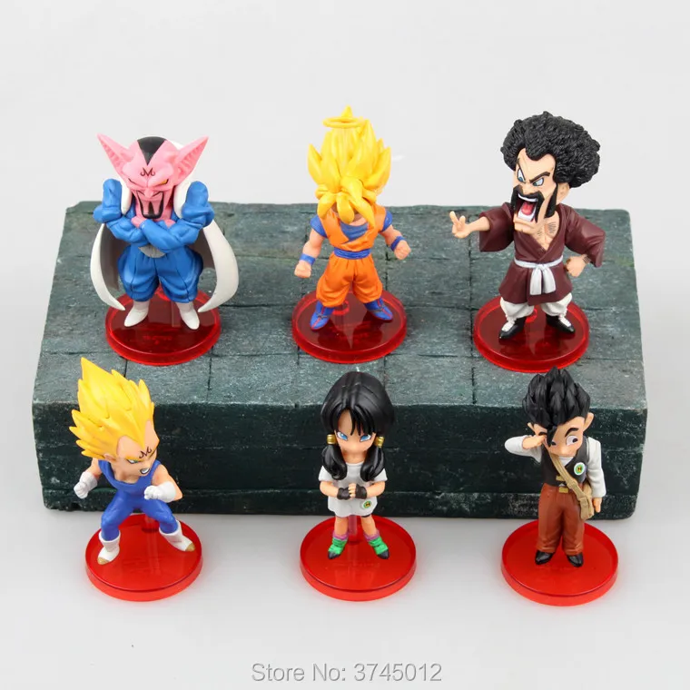 2018 Новый dragon ball kai 6 шт. экшн-фигурка budokai Son Goku Gohan Vegeta ПВХ Модель японская модель