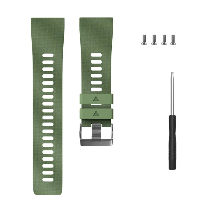army green XBERSTAR часы ремешок для Garmin Forerunner 35 Смарт часы Браслет замена силиконовый ремешок браслет ремень - Цвет: army green