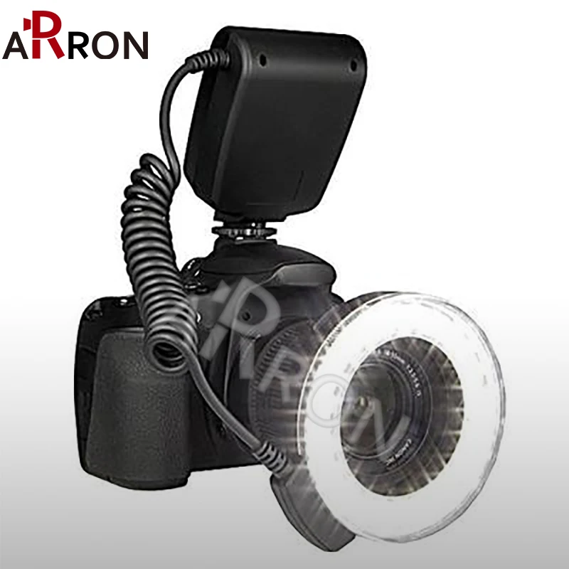 Горячая RF-550 RF550 макро круговой 48 шт Светодиодная Кольцевая вспышка Speedlite Speedlight