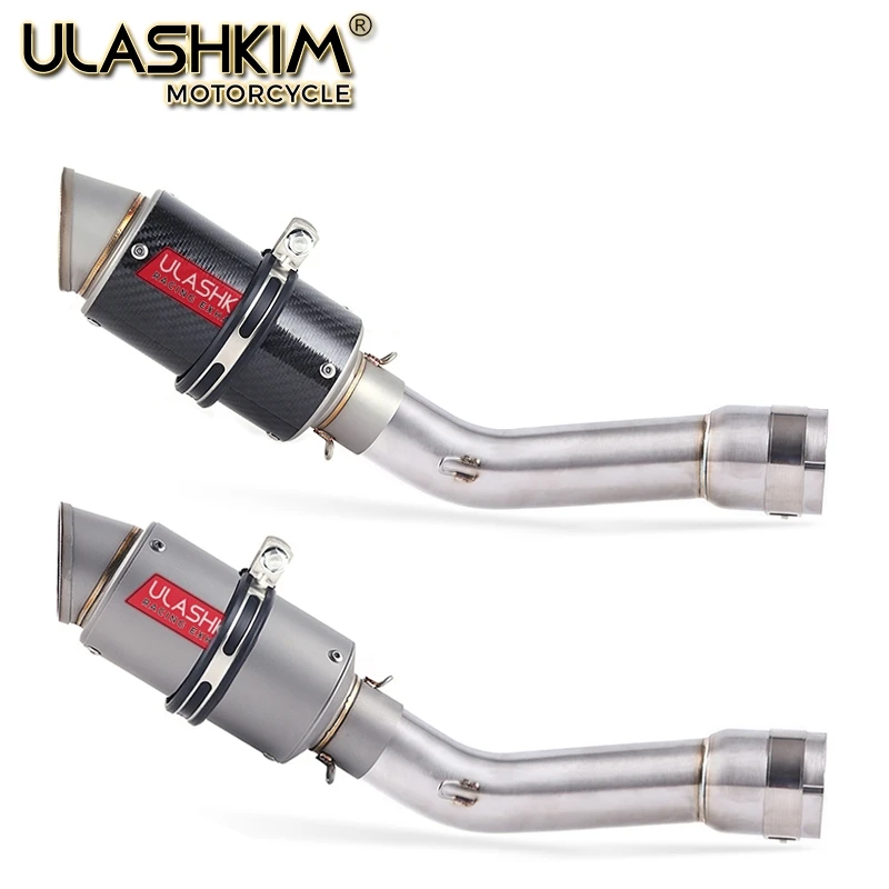 

Motorcycle Exhaust Escape Muffler Middle Link Pipe Slip On For YAMAHA FZ1 N F S FAZER FZ1 FZ1N FZ1000 2005 to 2016 Exhaust