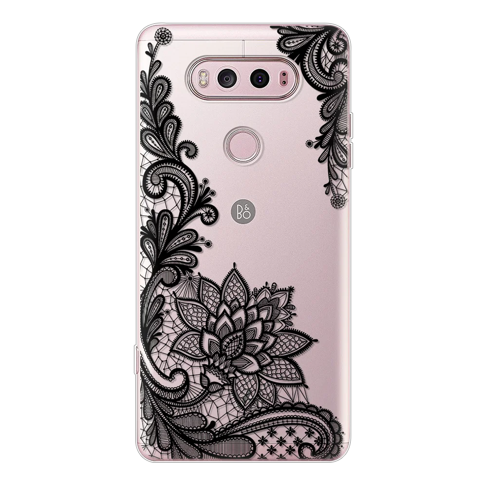 Чехол для LG G4 G5 G6 Q6 Q7 K4 K8 K10 V20 V30 X power Nexus 5X чехол силиконовый Ультра мягкий ТПУ резиновый прозрачный чехол - Цвет: sxhua-he