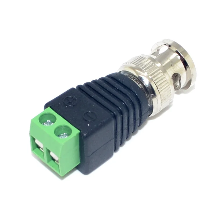 10 шт./лот BNC коннектор Мужской коаксиальный CAT5 к разъем для камеры терминал CCTV DVR