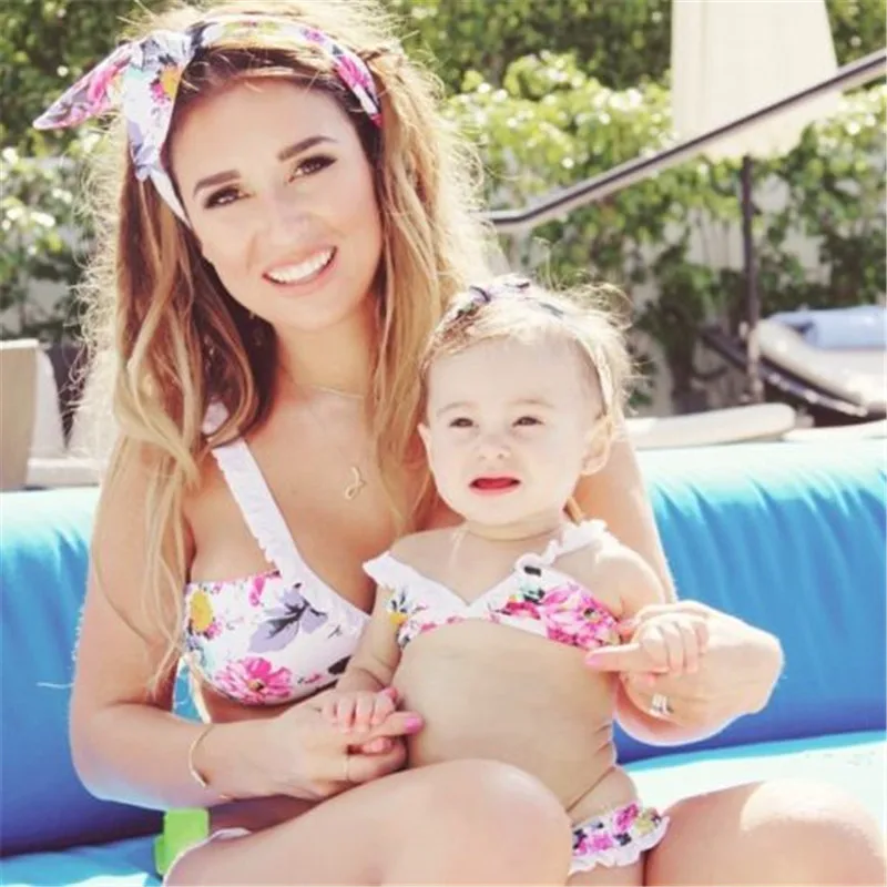 Женский купальник бикини с кисточками и пуш-апом цветочным принтом | Женская