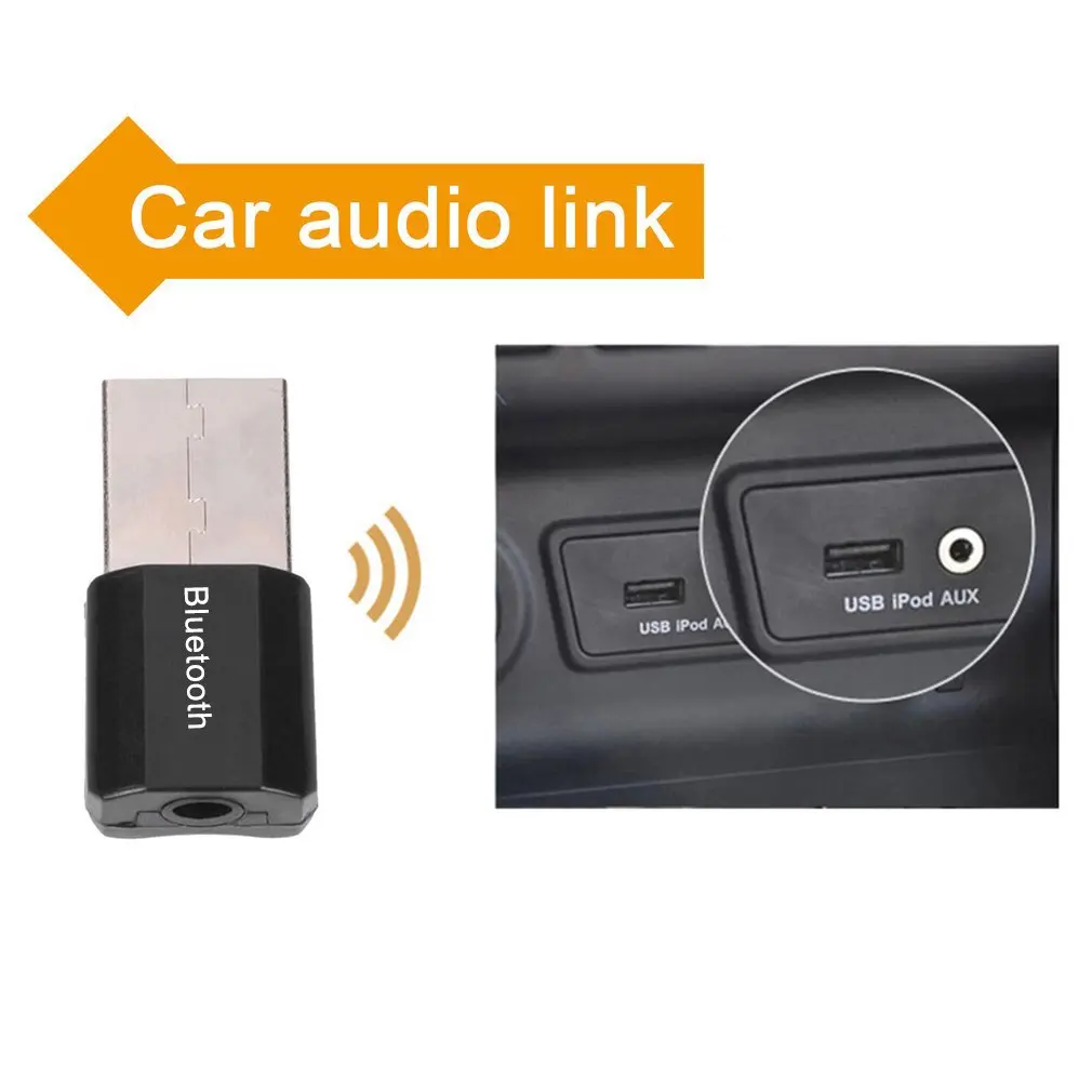 Мини USB Bluetooth адаптер V4.0 AUX Bluetooth ключ Музыкальный звуковой приемник для ПК компьютерный приемник адаптер передатчик