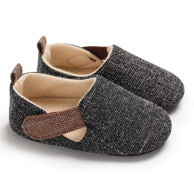 Детская обувь для мальчиков и девочек детская Джинсовая парусиновая кроссовки с