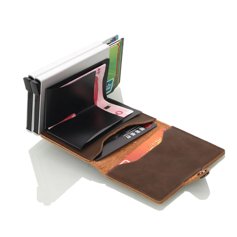 Мужские держатели для кредитных карт американский Европейский стиль кошелек